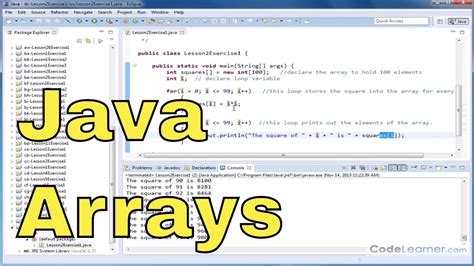 Learn Java Exercise 02x Java Arrays And Loops YouTube