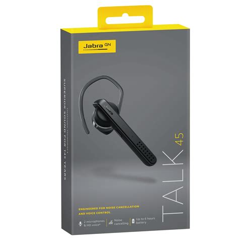 Jabra Talk 45 Bluetooth headset, Fekete - eMAG.hu