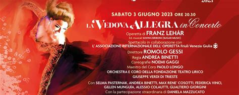 La Vedova Allegra In Concerto Associazione Internazionale Dell