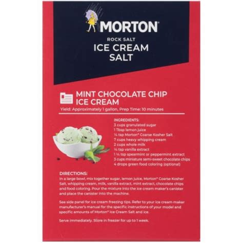 Morton® Ice Cream Cooling Salt, 4 lb - QFC