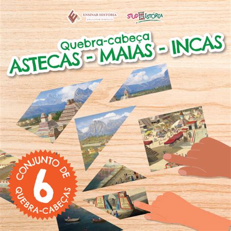 Quebra cabeça dos Astecas Maias e Incas StudHistória