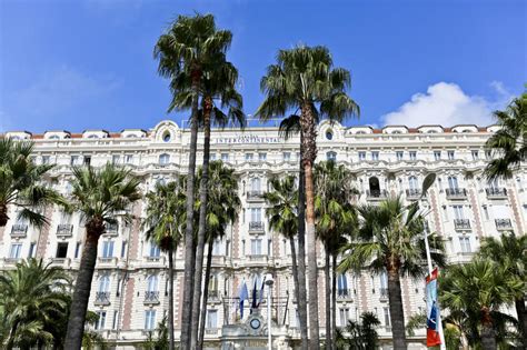 Fa Ade With The Windows And Balconies Of The Carlton Hotel Editorial