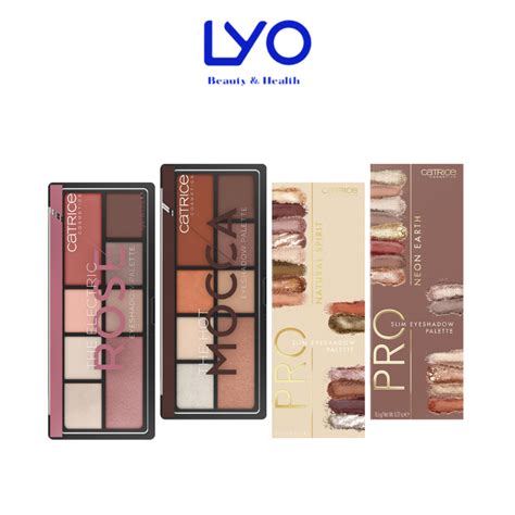 Catrice The Hot Mocca The Electric Rose Eyeshadow Palette Colors Pro Natural Spirit Neon Earth