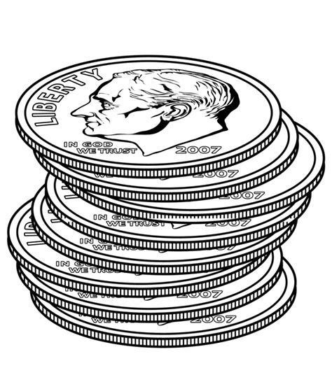 Money clipart black and white – Clipartix