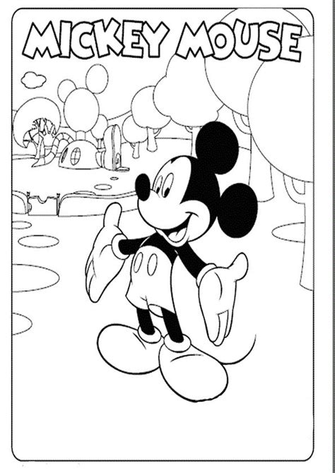 Coloriage La Maison De Mickey Serviratusb