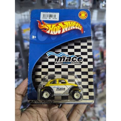 Hot Wheels VW BUG Mace Midwest Air Cooled Enthusiast Rare Item Card Not Mint Shopee Malaysia