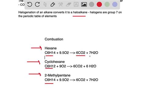 Write Balanced Equations For The Combustion Of Each Of The Following