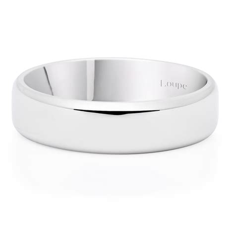 Loupe Icons Wedding Ring In Platinum Lou 0126052 Loupe