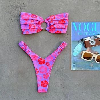 Micro Bikini Push Up Women Swimsuits 2024 Sexy Female Swimwear Brazilian Bikini Set Thong