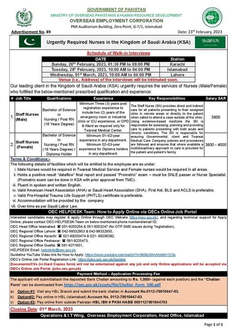 Job Vacancies In Saudi Arabia Hospitals 2023 Salary