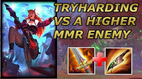 Actually Tryharding Vs A Higher Mmr Opponent Masters Ranked 1v1 Duel Smite Youtube