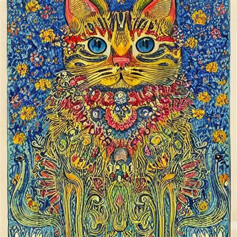 Artwork By Louis Wain Stable Diffusion Openart