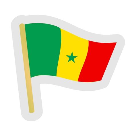 Premium Vector The National Flag Of Senegal Vector Flag Illustration