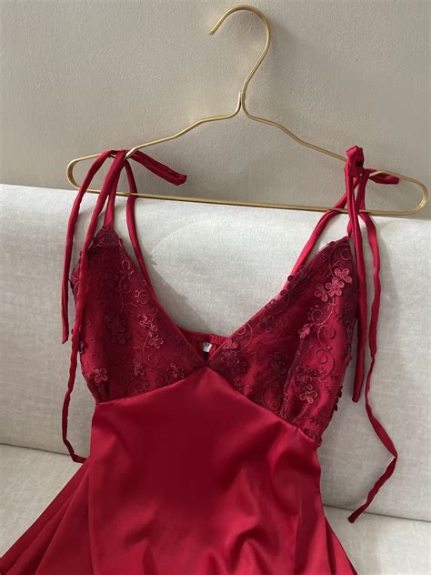 Déshabille rouge Damoiselle lingerie