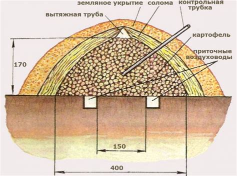 Что такое бурт как сделать простейшее укрытие для хранения овощей ...