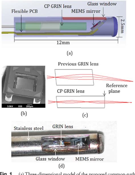 Figure From Common Path Optical Coherence Tomography Using A