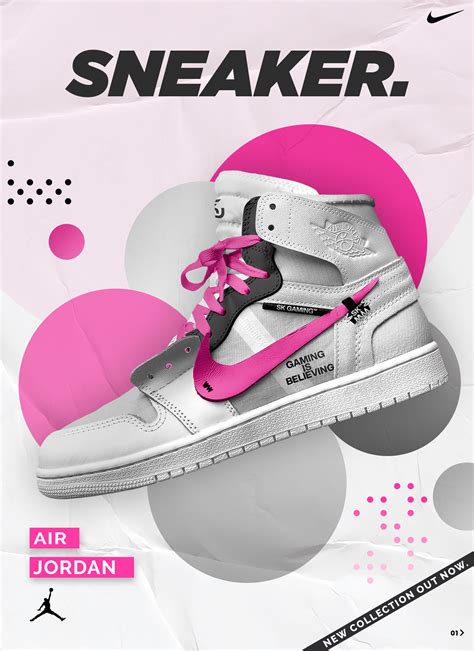 Nike Shoe Poster Design Vol 1 Behance