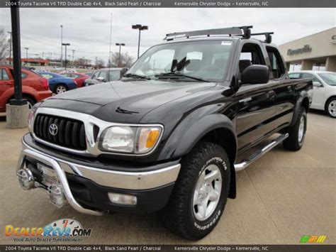 2004 Toyota Tacoma V6 Trd Double Cab 4x4 Black Sand Pearl Charcoal