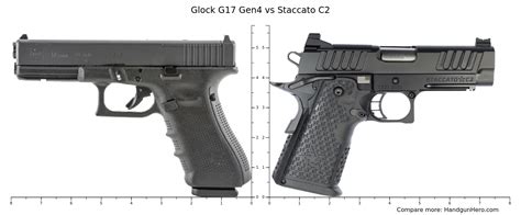 Glock G17 Gen4 Vs Springfield 1911 DS Prodigy 4 25 Vs Staccato C2 Vs