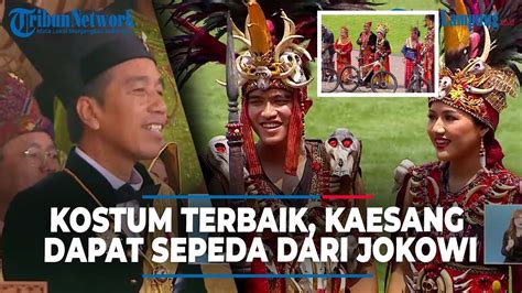 Kaesang Pangarep Menang Kostum Terbaik Dapat Sepeda Dari Jokowi Di HUT