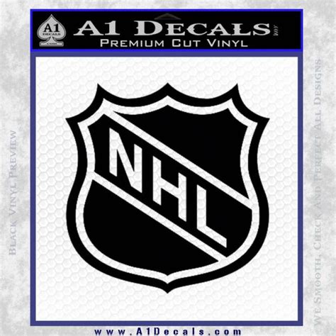 Nhl Shield D1 Decal Sticker A1 Decals