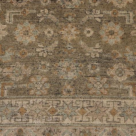 Franchesca French Country Brown Wool Oushak Patterned Rug - 9'x10' in 2024 | Hand knotted rugs ...