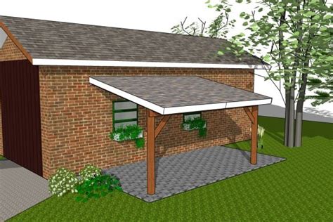 10×12 Lean To Patio Cover Plans Pdf Download Myoutdoorplans