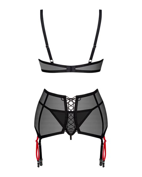 Obsessive Lingerie Glandez Sexy Completino Intimo Tre Pezzi
