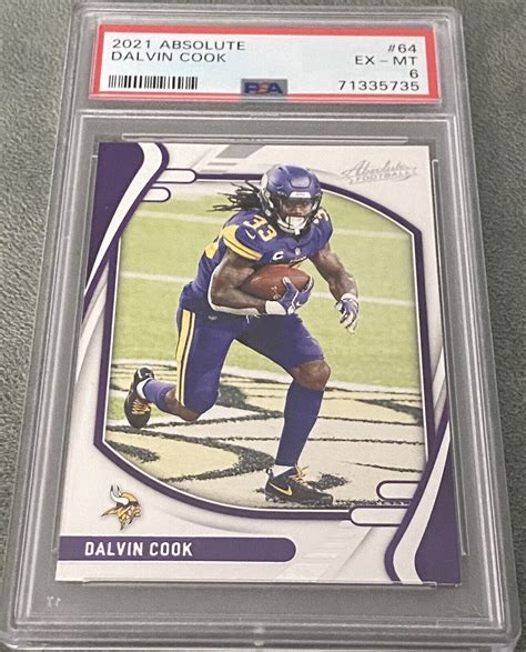 Panini Absolute Purple Dalvin Cook For Sale Online Ebay