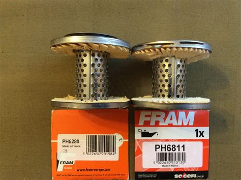Сравнение масляных фильтров FRAM PH5280 и FRAM PH6811 - Fram - Форум ...