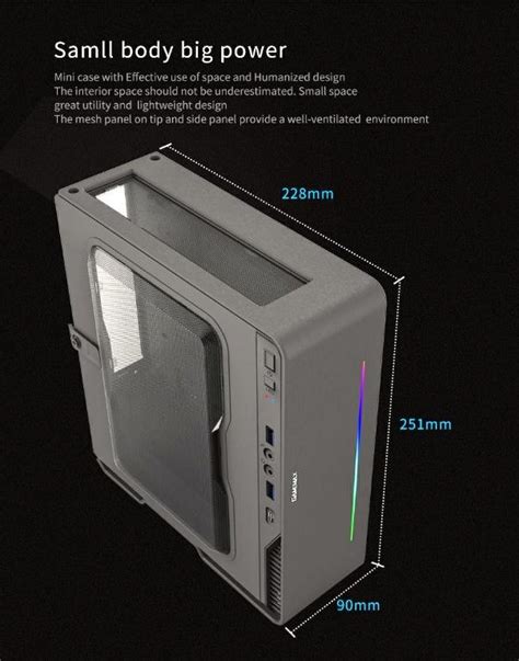 FREE DELIVERY | GAMEMAX VIOLIN ITX PC CHASSIS COMPONENT CASING ...