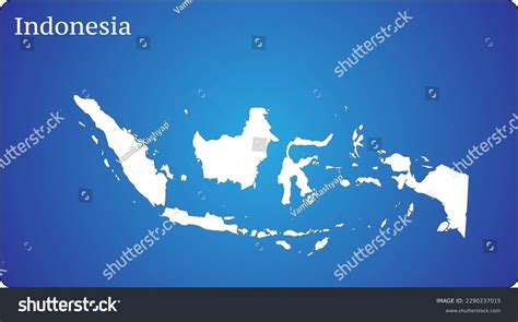 Indonesia Map Gradient Background Perfect Business Stock Vector (Royalty Free) 2290237015 ...