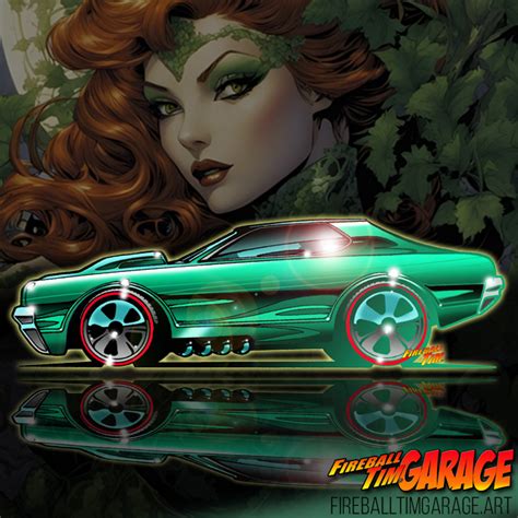 If POISON IVY Had A Car It D Be This CUSTOM HOT WHEELS