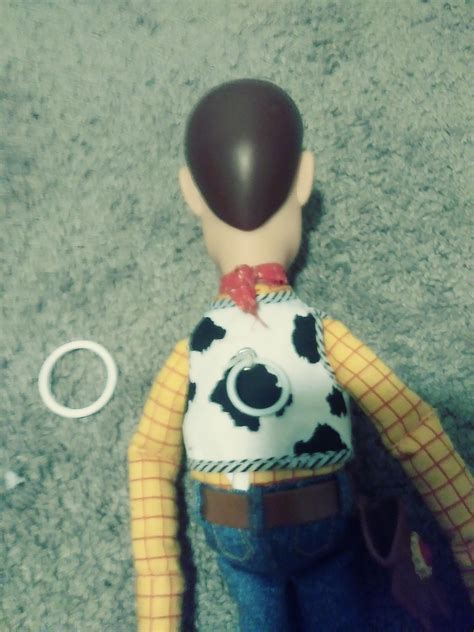 Found an old broken pull toy and decided to give my woody a new