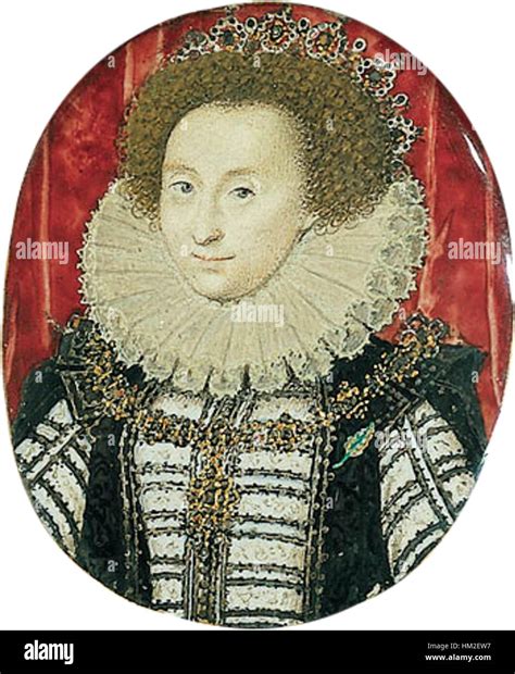 Lettice Knollys c1590-95 Hilliard Stock Photo - Alamy