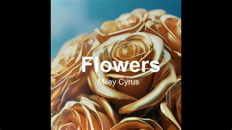 Miley Cyrus X Microsoft Bing Flowers Official Audio Clip Art Library