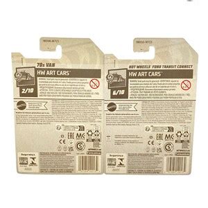 Hot Wheels Art Cars Set S Van Ford Transit Connect Etsy