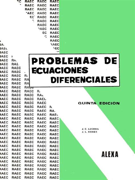 PDF Problemas Ecuaciones Diferenciales Raec DOKUMEN TIPS