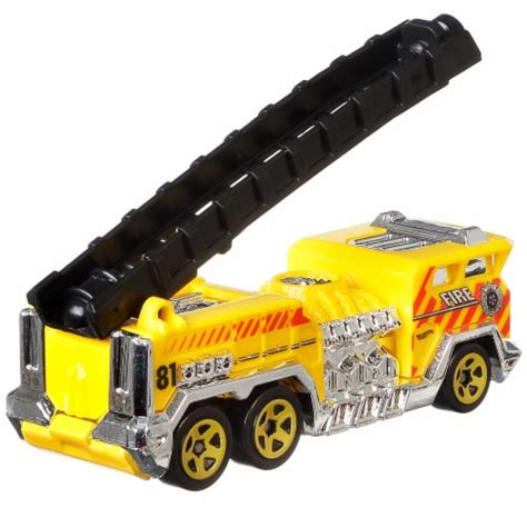 Hot Wheels Monster Trucks Alarm With Free Fire Truck Car Yellow Ct Ralphs
