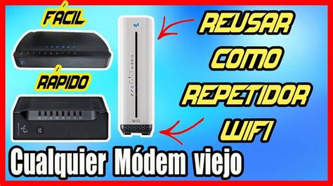 Convertir cualquier MÓDEM VIEJO en REPETIDOR WIFI o access point Paso