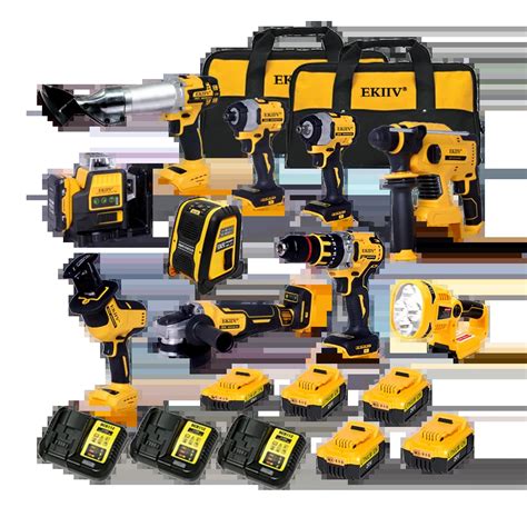 Wholesales Brushless Cordless Dewal Combo Power Tools 15 Kits Tool Set