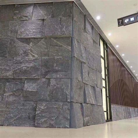 Natural Stone Split Face Dark Grey Granite G Stone Wall Cladding