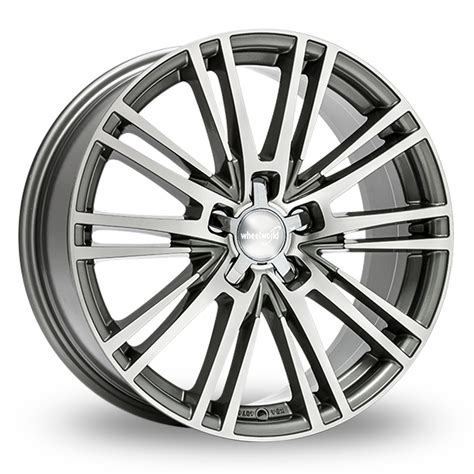 Wheelworld Wh Big Cap Daytona Grey Polished Alloy Wheels Wheelbase