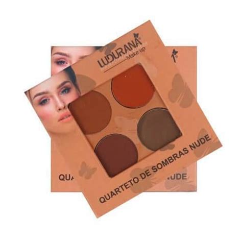 Quarteto De Sombras Matte Nude Ludurana B Display C Unid E Distribuidora JCF