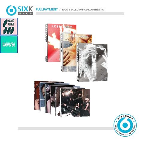 Lucky Draw Set Le Sserafim Th Mini Album Hot Shopee Vi T Nam