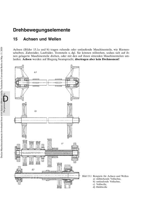 Achsen Und Wellen Achsenund Wellen Achsen Bilder Und B Tragen