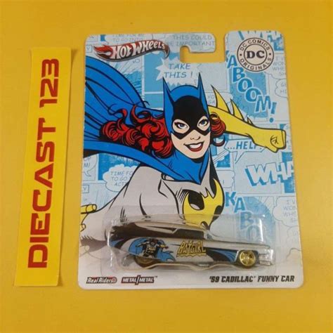 Promo Hot Wheels CADILLAC FUNNY CAR HW Premium DC COMICS Multicolor Diskon Di Seller
