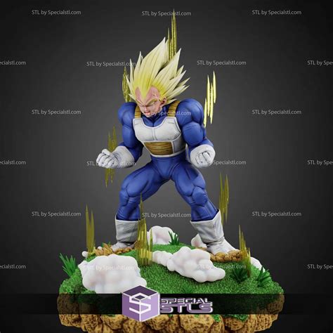 Super Vegeta Saga Cell 3D Printer Files | SpecialSTL