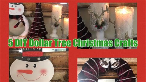 5 Diy Dollar Tree Christmas Crafts Elegant Glam Diy Youtube