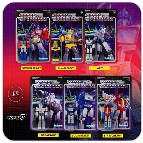 Transformers Optimus Prime Megatron Soundwave Bumblebee Jazz Starscream